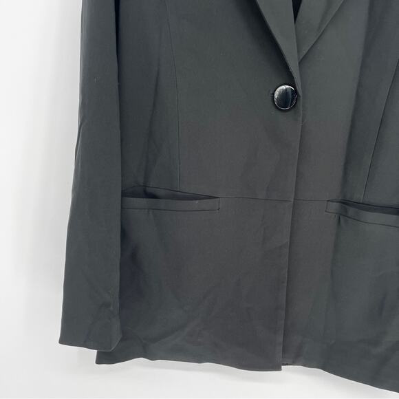 Camila Coelho Brenna One Button Blazer jacket black - S - Picture 6 of 12